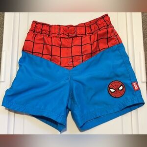 DISNEY MARVEL Red and Blue Spidey Spider-Man Boys Swim Shorts Trunks